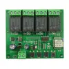 Yiweilian 4 Interruptor de Relé Módulo de Control Remoto para Teléfono Móvil Wifi de Cuatro Vías Temporización Control por Voz Xiaoai