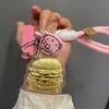 Pingente de Ouro Puro 999 Milk Tea Burger Batata Frita 20mg Chaveiro Ornamento Presente para Namorada ou Melhor Amiga Presente de Feriado