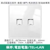 Enchufe conmutador británico de 13A USB Espejo Plexiglás Panel Hong Kong y Macao Doble dos clavijas Estándar británico Versión de Hong Kong