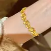 "Mariposa Volando" Pulsera de Mariposa Cepillada de Plata S925 Femenina Femenina Artesanía Microincrustada Pulsera Francesa