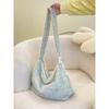 Bolsa de Ombro Estilo Japonês Fresh Ins Coração de Menina Bolsa Tote para Escola e Trabalho Feminina Grande Capacidade Bolsa de Lona Bolsa de Ombro