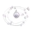 Vidrio de cristal transparente de 10 mm moldura de esquina iluminación decoración colgante decoración navideña suministros suministro directo de fábrica en stock