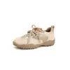 Zapatos de Mujer Su Yin con Aumento Oculto de 5 cm, Zapatos Deportivos Casuales de Piel Genuina para Mujer, Tenis Transpirables de Verano