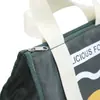 Bolsa Lonchera Aislada de Mano de Gran Capacidad a la Moda Venta al por Mayor Estudiante Simple Impermeable Bolsa Aislada de Papel Aluminio Engrosado Bolsa para Bento