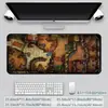 Alfombrilla de Ratón Retro E-Sports para Gaming Transfronterizo Grande de Gama Alta Engrosada Resistente a la Suciedad Resistente al Desgaste Impermeable Alfombrilla de Mesa para Teclado de Computadora