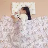 Novo Envoltório de Swaddle para Bebê Primavera e Verão Cobertor Fino para Recém-nascido Musselina de Algodão Bambu para Bebê Lençol Envoltório para Sala de Parto