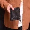 Couro genuíno retro casual commuter nicho carteira masculina longa multi-card de grande capacidade clutch carteira titular de cartão para homens