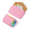 Comercio Exterior Retro Gama Alta Cartera Cero Ins Textura de Tela PU Portatarjetas Mini Bolso para Tarjeta de Acceso de Identificación Venta al por Mayor Tarjeta