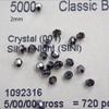 Cristal Austriaco 5000 Cuentas Tierra Cuentas Facetadas Cuentas Redondas DIY Pulsera Collar Cuentas Sueltas 4Mm6Mm2Mm