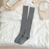 Calcetines de Invierno y Otoño Vintage de Punto Trenzado Hasta la Rodilla, Botas Largas Engrosadas, Calcetines Versátiles Hasta el Muslo, Calcetines Largos de Tubo Holgados