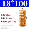 Padrão Japonês Resistente a Altas Temperaturas Mola de Molde Mola de Compressão Doméstica 65Mntf Fio Plano de Alta Resistência Compressão Retangular Alta Elasticidade