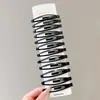 Pinza para el cabello con flequillo negro para mujer, estilo nuevo 2024, pinza para el cabello rota, pinza lateral, pinza pequeña, tocado, pinza para el cabello frontal para niños.