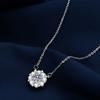 Elegante collar de lujo de moda estilo europeo y americano incrustado con diamantes completos collar de alta calidad para niña joyería para ropa de otoño e invierno que combina con todo