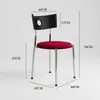 Cadeira de Jantar para Casa Usada Nórdica Moderna Celebridade da Internet Designer Berg Simples Francês Retrô Mesa e Cadeira de Jantar em Madeira Maciça