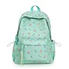 Linda mochila coreana para chica estilo ins, para secundaria y preparatoria, bolsa de doble hombro con oso de dibujos animados, mochila casual versátil estilo bosque