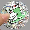 100 Peças de Adesivos Decorativos de Planejador à Prova d'Água de Desenho Animado Fofo para Cadernos, Guitarras e Mesas