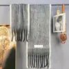 Bufanda de Lana de Bucle Rayada AC Cálida Engrosada Estilo Coreano para Mujer Nuevo Chal de Moda Transfronteriza Calentador de Cuello