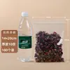 Bolsa Ziplock Transparente al Por Mayor para Alimentos Grande y Pequeña Empaque para Productos Secos Bolsa Autosellable Grado Alimenticio Almacenamiento Bolsa Sellada
