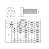 Especificações quantidade spot atacado de fábrica M2-M4 cola para parafuso plástico PEEK resistente a altas temperaturas resistente à corrosão parafuso de plástico