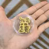 Pegatina para Teléfono Móvil de Oro Puro 999 2 Mg Dios de la Riqueza Caqui Ruyi Talismán de Paz para Atraer Riqueza y Hacerse Rico Regalo Popular Fabricante Venta al por Mayor