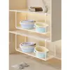 Estante para lavabo de gabinete de baño, estante de almacenamiento para lavabo, herramienta mágica para lavabo de baño, estante de almacenamiento colgante