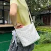 Bolsa de ombro casual transfronteiriça nova 2026, estilo coreano da moda, simples e jovial, versátil para o uso diário