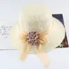 Sombrero de Sol de Protección Solar para Mujer Verano 2026 Nuevo Estilo Puesto en Zona Turística Sombrero de Paja Día de la Madre Protección UV Sombrero de Pescador para Mujer