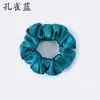 Anillo para el pelo de seda de 19 mm sellado manual de 3,5 cm anillo para el pelo de intestino grueso de seda pura malla de hilo de gusano de seda anillo para el pelo rojo multicolor