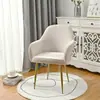 Suministro Especial Transfronterizo Estilo Europeo Elástico Nueva Forma de Arco Funda para Silla de Terciopelo Zorro Plateado Funda para Silla Gruesa con Forma de Arco TEMU En Stock Dropshipping