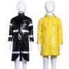 Mamá Fantasma cos Caroline Cosplay Completo Abrigo Amarillo Abrigo Cosplay de Halloween Disfraz Ropa de Mujer