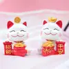 Nueva figura de gato auspiciosa y alegre, linda mascota que trae riqueza, gato de la fortuna para recepción y caja, pequeño regalo decorativo al por mayor