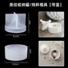 Artesanal DIY Resina Epóxi Gesso Cimento Garrafa Ab Cristal Cola Vaso Molde de Silicone Ferramentas de Lixamento Coleção