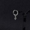 Aretes Unisex Estilo Estrella para Hombre, Aretes Personalizados Estilo Retro, Aretes Ing Harajuku, Clips para Orejas sin Perforar