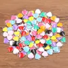 10 Colores 8x9mm Acero Inoxidable Esmalte Gota de Aceite Colgante Diente Borde Corazón Colgante Pequeño Accesorios para Joyería DIY