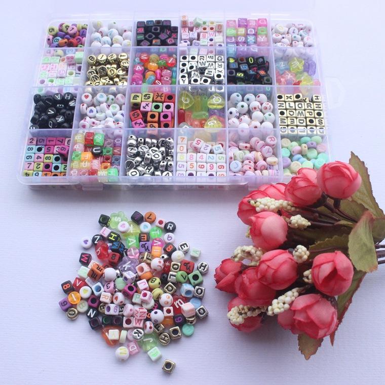 24格字母数字珠组合套装20