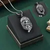 Pingente Personalizado de Sun Wukong Buda-Demônio para Homens, Estilo Vintage e Ousado, Colar Masculino