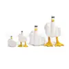 Adornos Creativos Transfronterizos de Pato con Dedo Medio Abstracto Impresos en 3D Manualidades para el Hogar Sala de Estar Adornos Divertidos de Pato con Dedo Medio