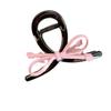 Presilha de Cabelo com Laço Estilo Chanel para Mulheres, Novo Modelo 2026, Presilha Grande de Tubarão para Cabelos Grossos, Acessório de Cabelo para a Parte de Trás da Cabeça