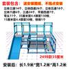Estructura para trepar tubería de agua de PVC accesorios de tubería tridimensionales de tres vías y cuatro vías 32 caseros DIY estante de red para trampolín casero estante de fitness de moda en internet