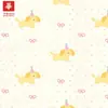 Tecido 100% algodão com estampa digital, animais de desenho animado frescos e fofos, adequado para roupas infantis, vestidos de boneca, bolsas e tecidos artesanais