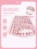 Faldas para Niñas 2026 Nueva Elegante Falda Plisada a Cuadros Morados para Niños Falda Corta de Princesa para Verano Atuendo de Verano