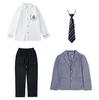 Terno de jardim de infância de primavera e outono, terno de desempenho, uniforme escolar de três peças para alunos do ensino fundamental e médio britânico, uniforme de classe, terno de estudante