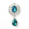 Colgante de Gota de Agua de Plata Aleación Brillante Material para Accesorios del Cabello Accesorios de Lazo DIY Accesorios para Ropa Joyería Hecha a Mano