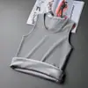 Venta al mayoreo del fabricante: ropa interior térmica para hombre, chaleco de invierno, camiseta sin mangas deportiva, capa base, chaleco de fitness, top para hombre
