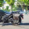 Muscle car Wolf adequado para Kawasaki pequeno deus do fogo bolsa lateral bolsa lateral pode ser instalado capacete meio capacete capacete completo com trava de liberação rápida modificação do quadro