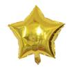 Plato de luz redondo de estrella de cinco puntas de amor de 18 pulgadas, globo de aluminio Tanabata, Día de San Valentín, confesión, decoración de boda