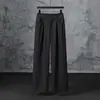 Pantalones de Traje para Hombre Estilo Primavera y Otoño, Pantalones Largos para Hombre, Casual de Negocios Ropa de Hombre de Alta Gama Negra, Pantalones para Hombre