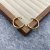 Pendientes de Aro Simples de Personalidad C de Plata de Ley 925 Coreanos para Mujer, Pendientes Versátiles Estilo Ins en Forma de C