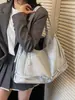 Bolsa Grande de Grande Capacidade Estilo Descontraído Nova 2026 Bolsa de Ombro Feminina para o Dia a Dia Bolsa para Estudante Universitário Bolsa Tote Simples