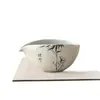 Taza Divisora de Té de Cerámica para Uso Doméstico, Taza de Té de Bambú Individual para Tinta, Accesorios para Juego de Té